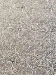 Linen fabric, Fabric by yard, Hand printed fabric, Block Print Fabric, Indian Fabric